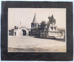 cca 1930 A Halászbástya, nagy méretű fotó, 24x18 cm