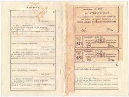 Románia / Satu-Mare (Szatmár) 1922. "Szatmár Vármegyei Takarépénztár Részvénytársaság" név...