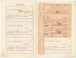 Románia / Satu-Mare (Szatmár) 1922. "Szatmár Vármegyei Takarépénztár Részvénytársaság" név...