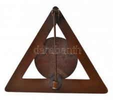 DN "Magyar Természetbarát Szövetség - Túravezető" zománcozott Br jelvény (~40mm) T:1-