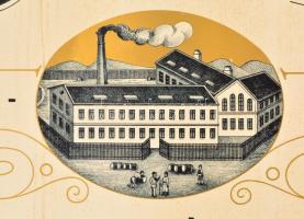 Cognac, Világosi Cognacgyár Rt., reklámplakát, Kellner és Mohrlüder, Budapest, felcsavarva, kis szak...