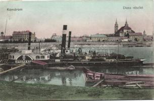 Komárom Port with Stefania ship