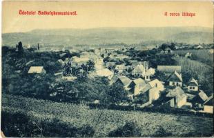 1912 Székelykeresztúr, Kristur, Cristuru Secuiesc; látkép. W. L. 1774. / general view (kopott sarok / worn corner)