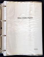 1985 Balaton pilot. Vitorlázóknak szóló balatoni ismertető a kikötőkről. Gyűrűs mappában