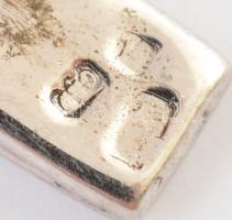 Ezüst(Ag) fantáziaszemes áttört karkötő, jelzett, h: 18 cm, nettó: 15,1 g