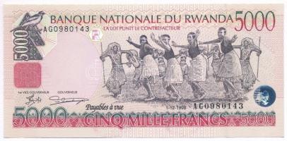 Ruanda 1998. 5000Fr T:I Rwanda 1998. 5000 Francs C:UNC