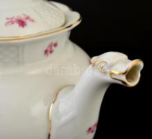 Rosenthal teás készlet 6 személyes. Matricás, jelzett. Egy csésze lepattanással