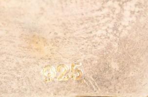 Ezüst(Ag) Tiffany szíves masszív karkötő, jelzett, h: 19,5 cm, nettó: 32,7 g