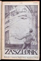 A Zászlónk c. cserkész és ifjúsági lap 1915-1916-os számainak egy része bekötve