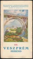 1935-1939 Budapest székesfőváros iskolai kirándulóvonatai 3 száma (12.,22.,26.): 12: Budapest, német...