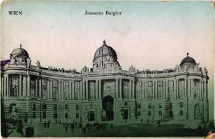 Vienna, Wien, Bécs I. Ausseres Burgtor / palace, gate (worn corners)