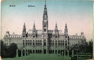 Vienna, Wien, Bécs I. Rathaus / town hall (worn corners)