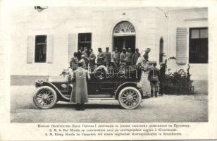 King Nikola I. of Montenegro with an English correspodent