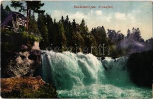 1917 Roitham am Traunfall, Traunfall, Salzkammergut / waterfall