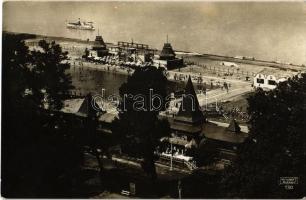 1941 Budapest XIII. Margitsziget, Palatinus strandfürdő, fürdőzők