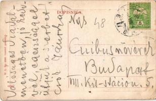 India, Indija; Bahnhof-Gasse / Kolodvor ulica / Állomás (Vasútállomás) utca, Anton Kratz üzlete. W. ...