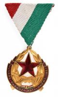 1957. Munkás-Paraszt Hatalomért Emlékérem aranyozott, zománcozott Br kitüntetés mellszalagon, eredeti dísztokban T:1- NMK.: 700.
