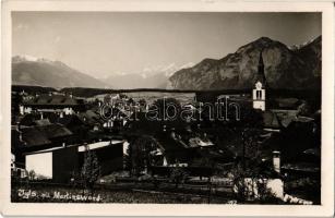 1935 Innsbruck, Igls mit Martinswand / village, mountain