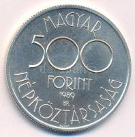 1989. 500Ft Ag "Labdarúgó Világbajnokság - Két játékos" T:BU Adamo EM108
