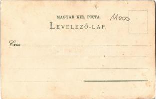 Ungvár, Uzshorod, Uzhhorod, Uzhorod; látkép, Görögkatolikus templom, Új gimnázium, vár. Kohlmann S. ...