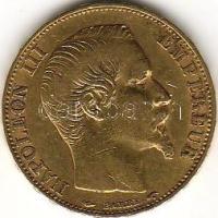 Franciaország 1854A 20fr 6,4516 gr arany T:2/3