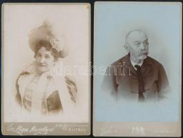 cca 1900-1920 Vegyes keményhátú fotó tétel, 12 db, 10×6 és 21×13 cm közötti méretekben