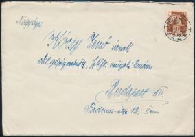 1943 Kócsy Elemér ezredes kézzel írt levele Kócsy Jenő gépészmérnök, műszaki tanácsos részére, annak...