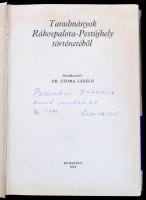 Tanulmányok Rákospalota-Pestújhely történetéből. Szerk.: Dr. Czoma László. Bp.,1974, XV. kerületi Ta...