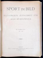 1898 Sport im Bild. c. sportújság majdnem komplett évfolyama bekötve, sok képpel / Sports magazine almost complete year with many pictures.