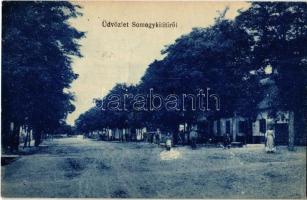 1926 Balatonkiliti, Kiliti, Somogykiliti (Siófok); utcakép (EK)