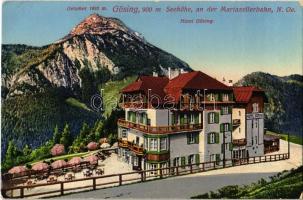 1917 Gösing an der Mariazellerbahn, Hotel Gösing, Ötscher / hotel, mountain
