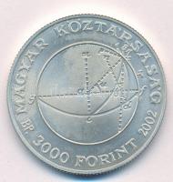2002. 3000Ft Ag "Bolyai János" T:BU ujjlenyomat Adamo EM180