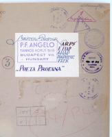 1930 Angelo (1894-1974): Poeta Profana, hátoldalon pecséttel jelzett fotó, kartonon, 39×26 cm