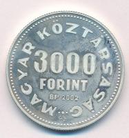 2002. 3000Ft Ag "Kovács Margit" T:1 (eredetileg PP) ujjlenyomat Adamo EM184