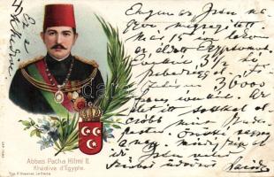 1899 Abbas Pacha of Egypt Litho