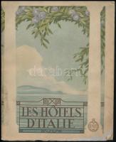 1924 Les Hotels D'Italie. Olaszország hoteleit bemutató képes kiadvány 248p.