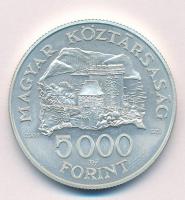 2004. 5000Ft Ag "Visegrádi vár" T:BU ujjlenyomat Adamo EM192