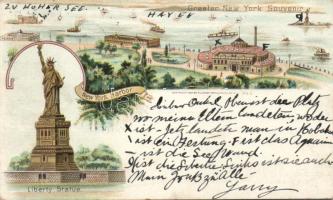 New York Harbor Litho