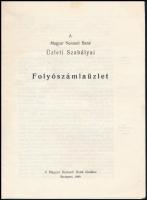 1949 A Magyar Nemzeti Bank folyószámla üzlet üzletszabályzata 8p.