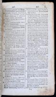 Szenczi Molnár Albert (1574-1634): Dictionarium Ungarico-Latino-Germanicum. Innumeris Vocibus Ungari...