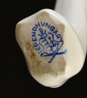 Herendi foxi, kézzel festett, jelzett, hibátlan, m: 19,5 cm, h: 31 cm