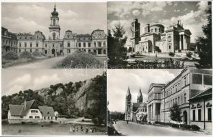 Kb. 355 db MODERN magyar fekete-fehér városképes lap / Cca. 355 MODERN Hungarian black and white town-view postcards