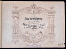 cca 1860 Der Freischütz kotta egészvászon kötésben