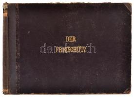 cca 1860 Der Freischütz kotta egészvászon kötésben