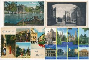 Kb. 200 db VEGYES külföldi városképes lap az 1910-es évektől az 1990-es évekig / Cca. 200 MIXED Worldwide (European and American) town-view postcards from the 1910s to the 1990s