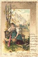 82 db RÉGI magyar üdvözlőlap (Karácsony, Húsvét, Újév, stb.), közte litho és dombornyomott lapok is ...