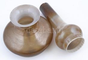 Lüszterlámpa, petróleumlámpa formájú elektromos lámpa dupla búrával, hibátlan állapotban 60 cm