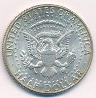 Amerikai Egyesült Államok 1964. 1/2$ Ag "Kennedy" T:1- USA 1964. 1/2 Dollar Ag "Kenne...