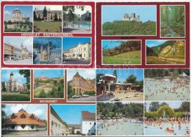 250 db MODERN magyar városképes lap / 250 MODERN Hungarian town-view postcards