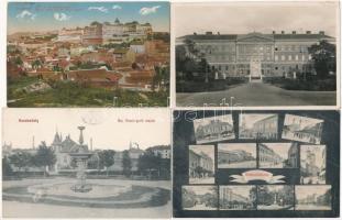 35 db régi magyar városképes lap / 35 pre-1945 Hungarian town-view postcards